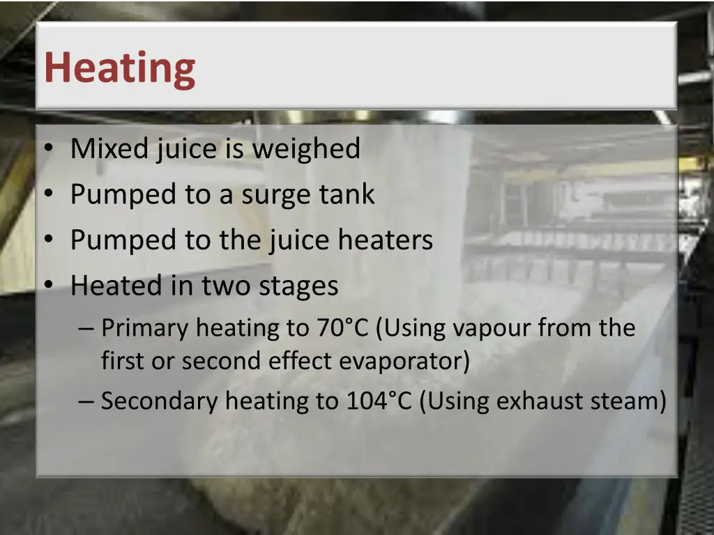 heating