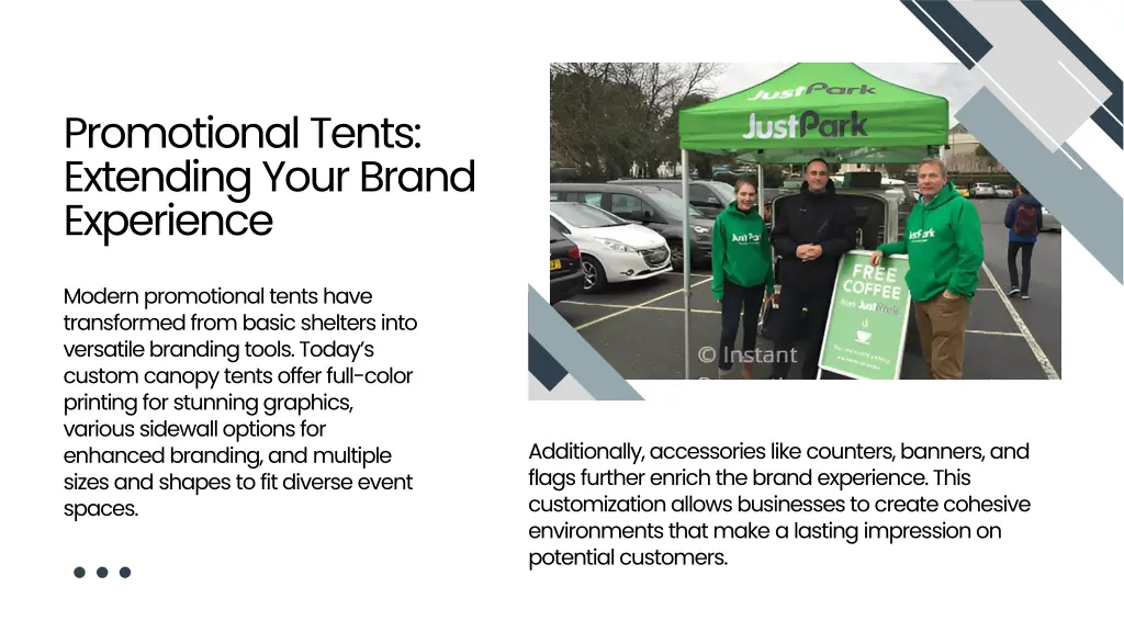 promotional tents extending your brand experience