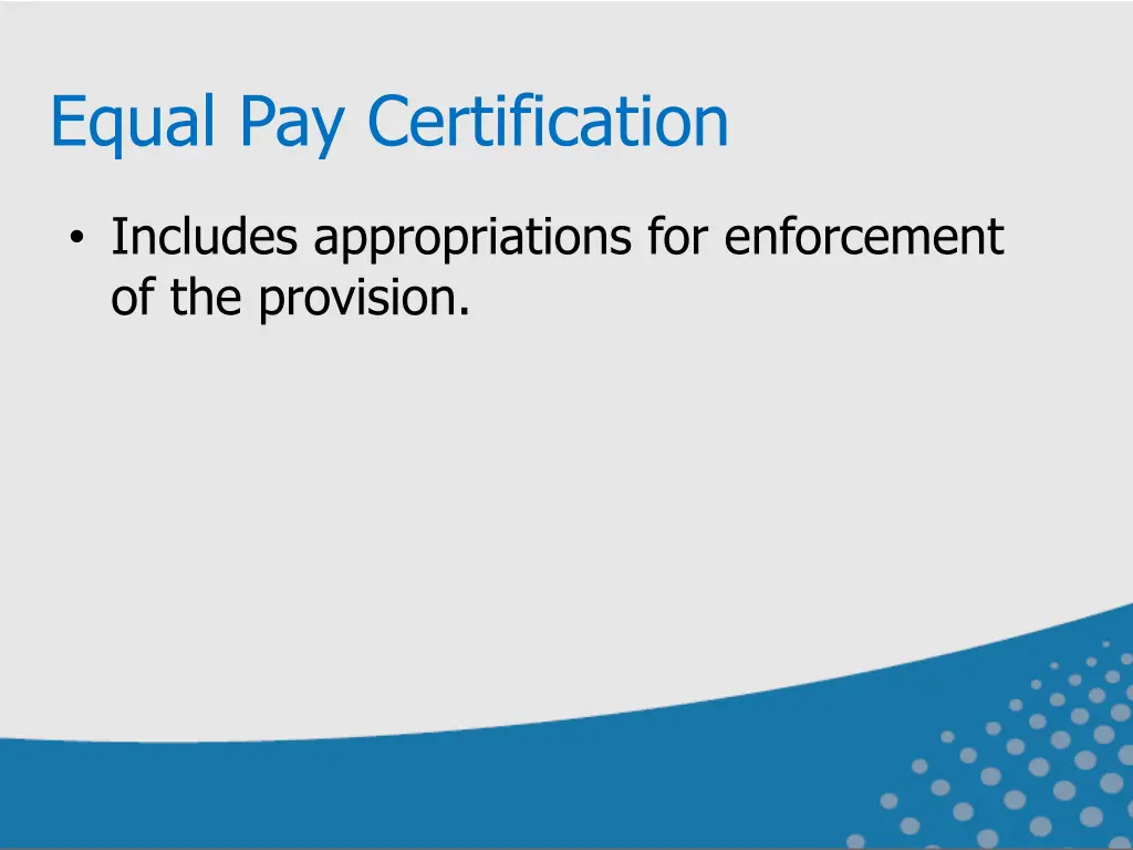 equal pay certification 2