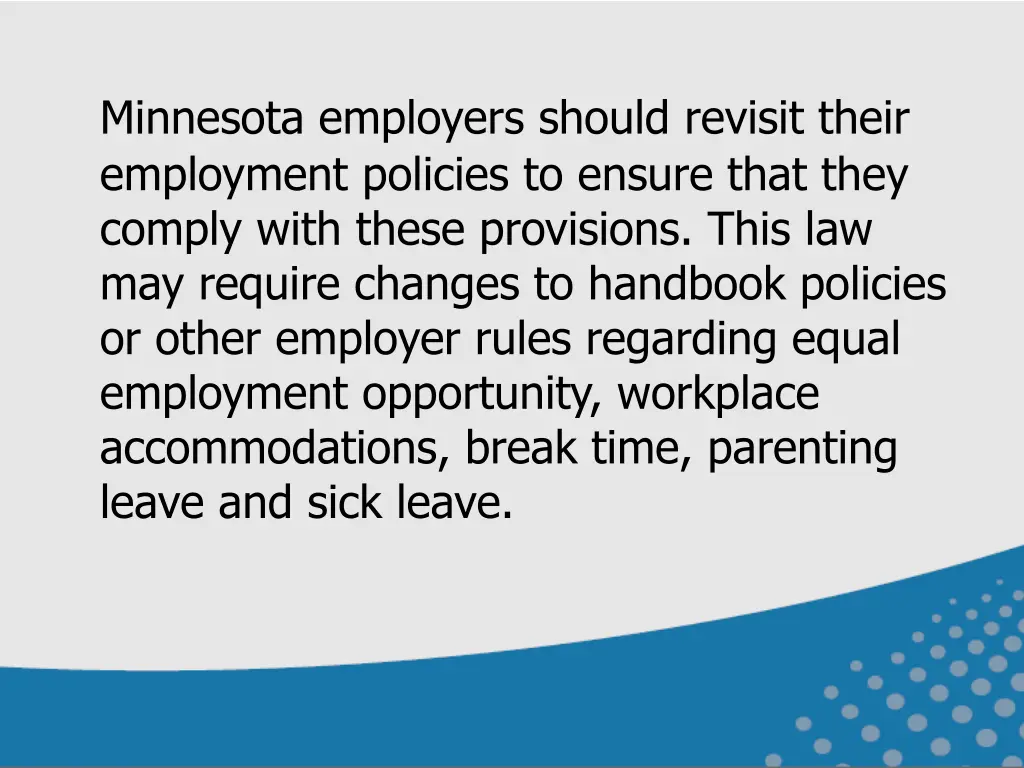 minnesota employers should revisit their