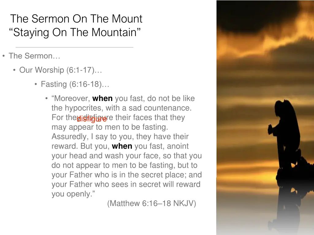 the sermon on the mount staying on the mountain 6