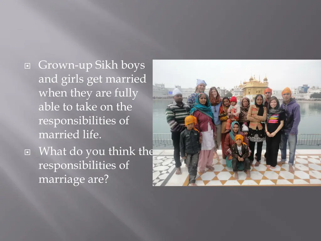 grown up sikh boys and girls get married when