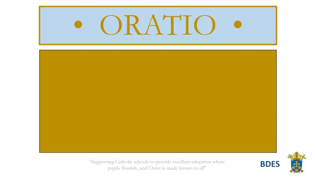 oratio 1