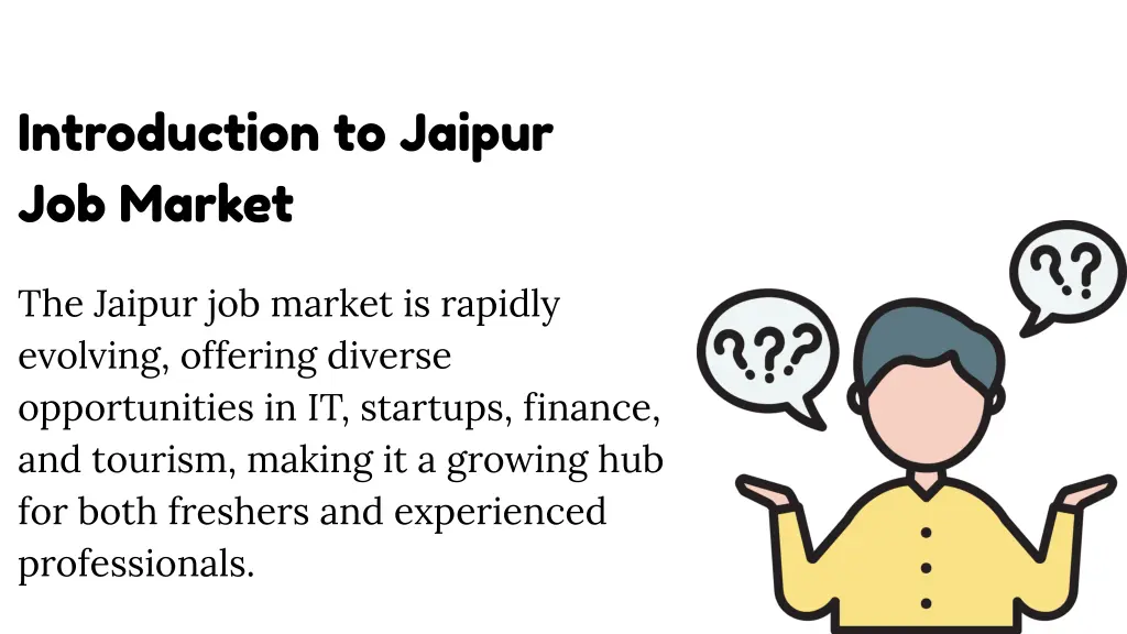 introduction to jaipur job market