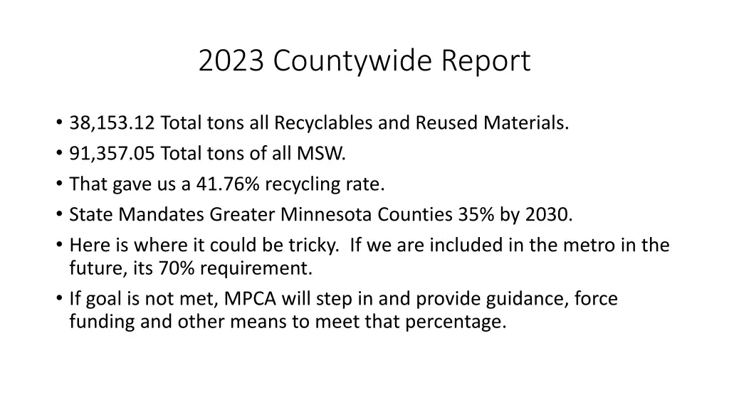 2023 countywide report