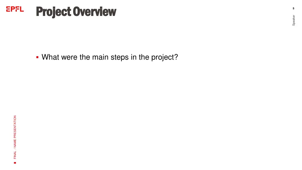 project project overview overview