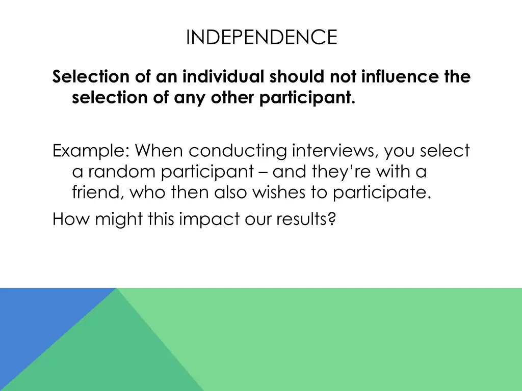 independence