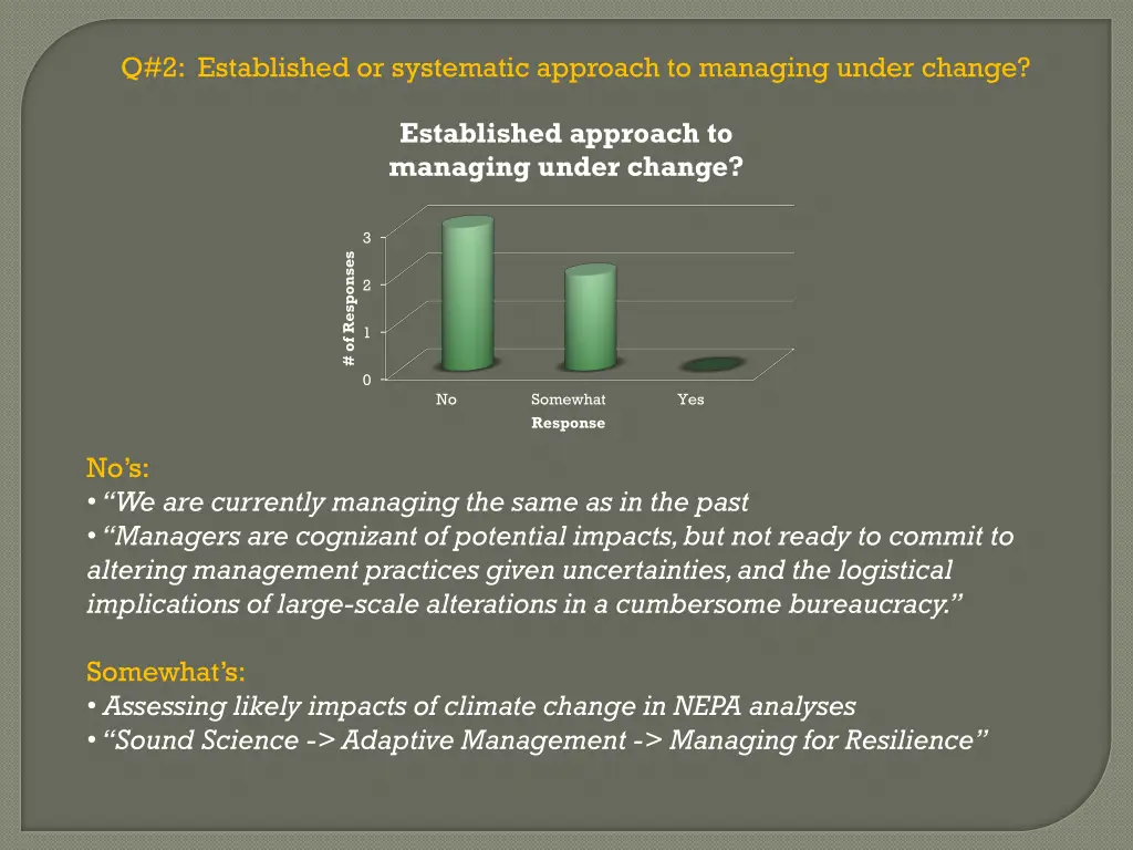 q 2 established or systematic approach
