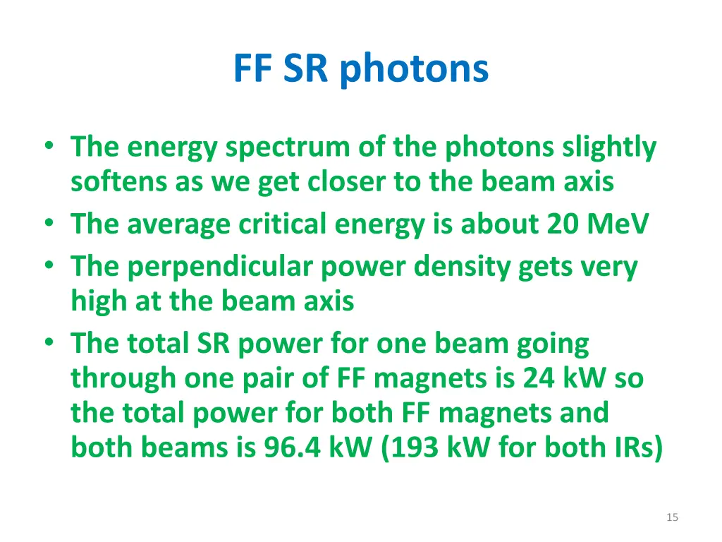 ff sr photons