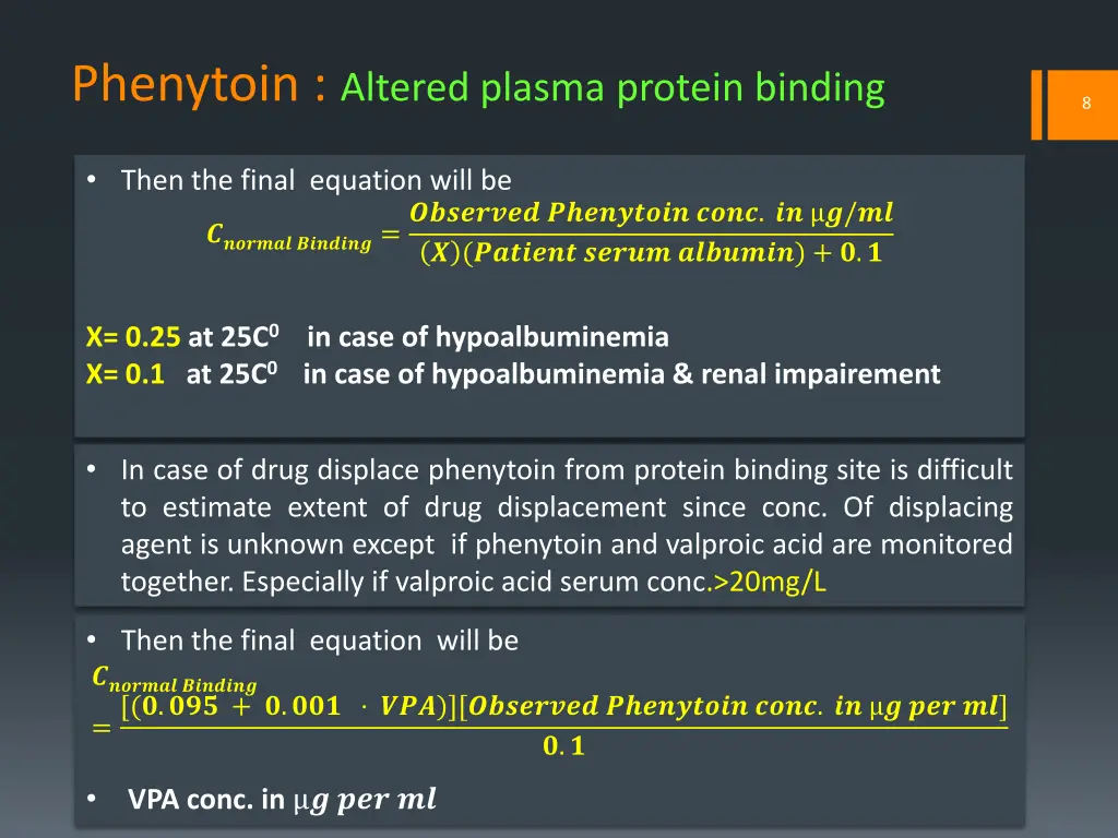 phenytoin altered plasma protein binding 2