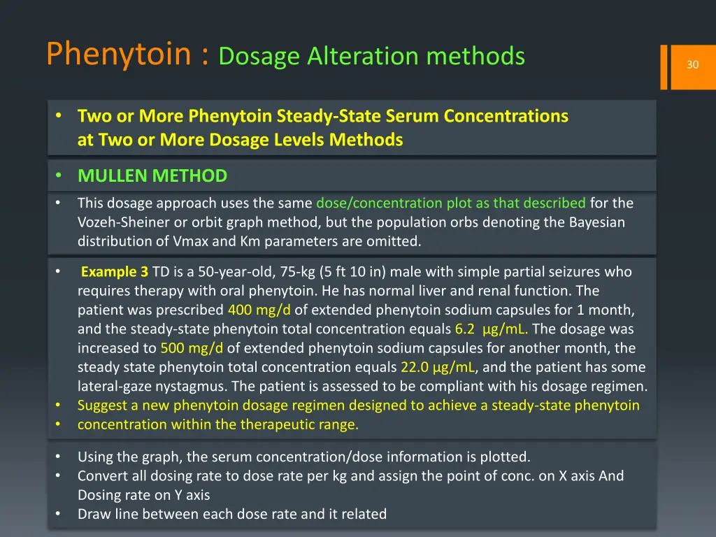 phenytoin dosage alteration methods 7