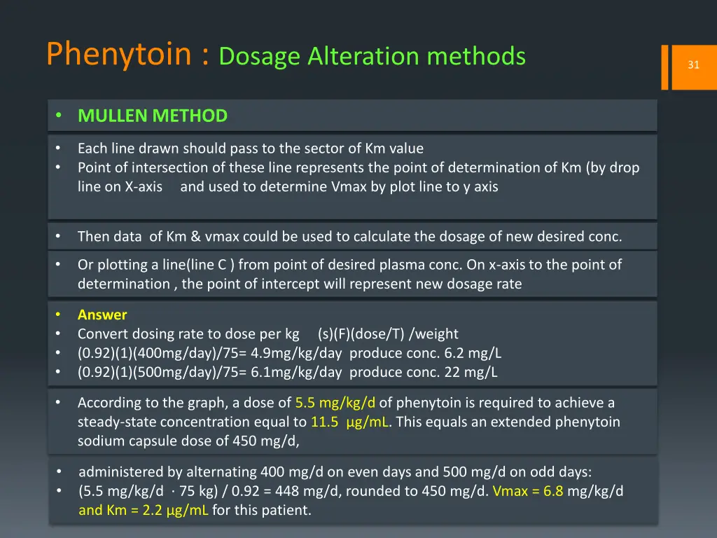 phenytoin dosage alteration methods 8