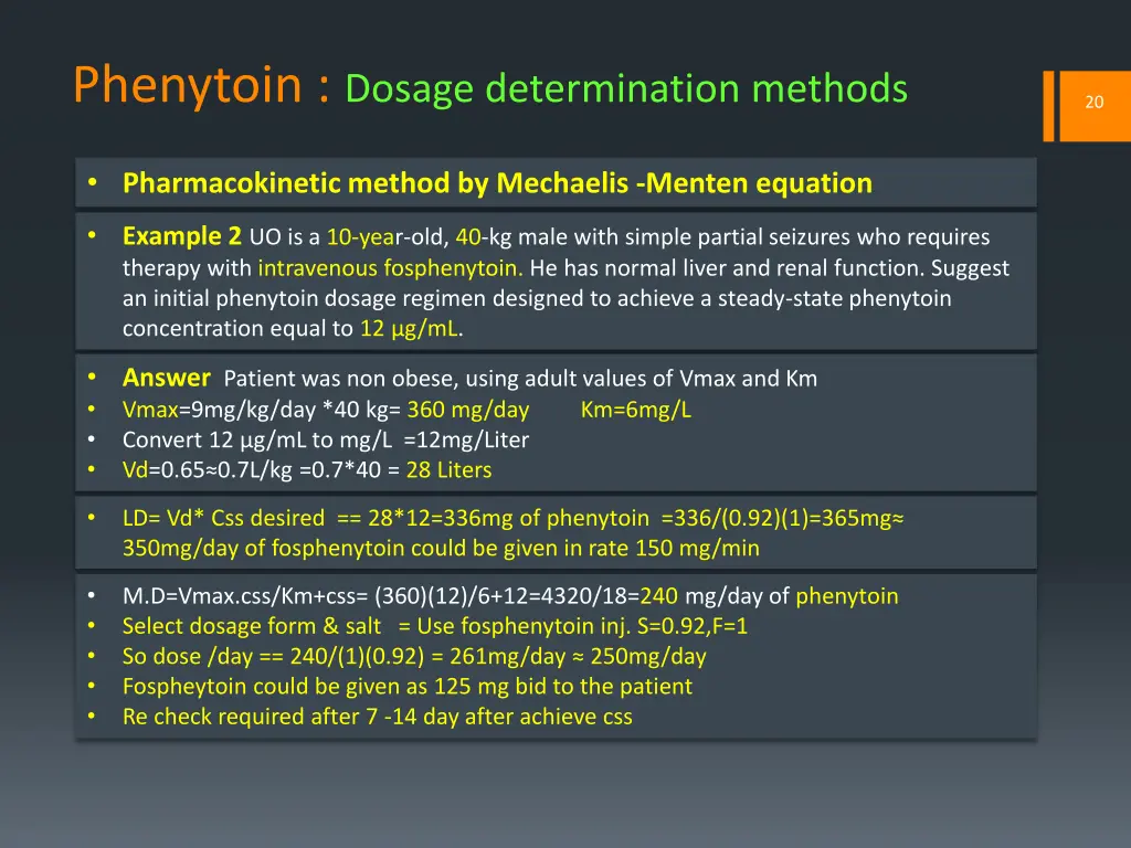 phenytoin dosage determination methods 1