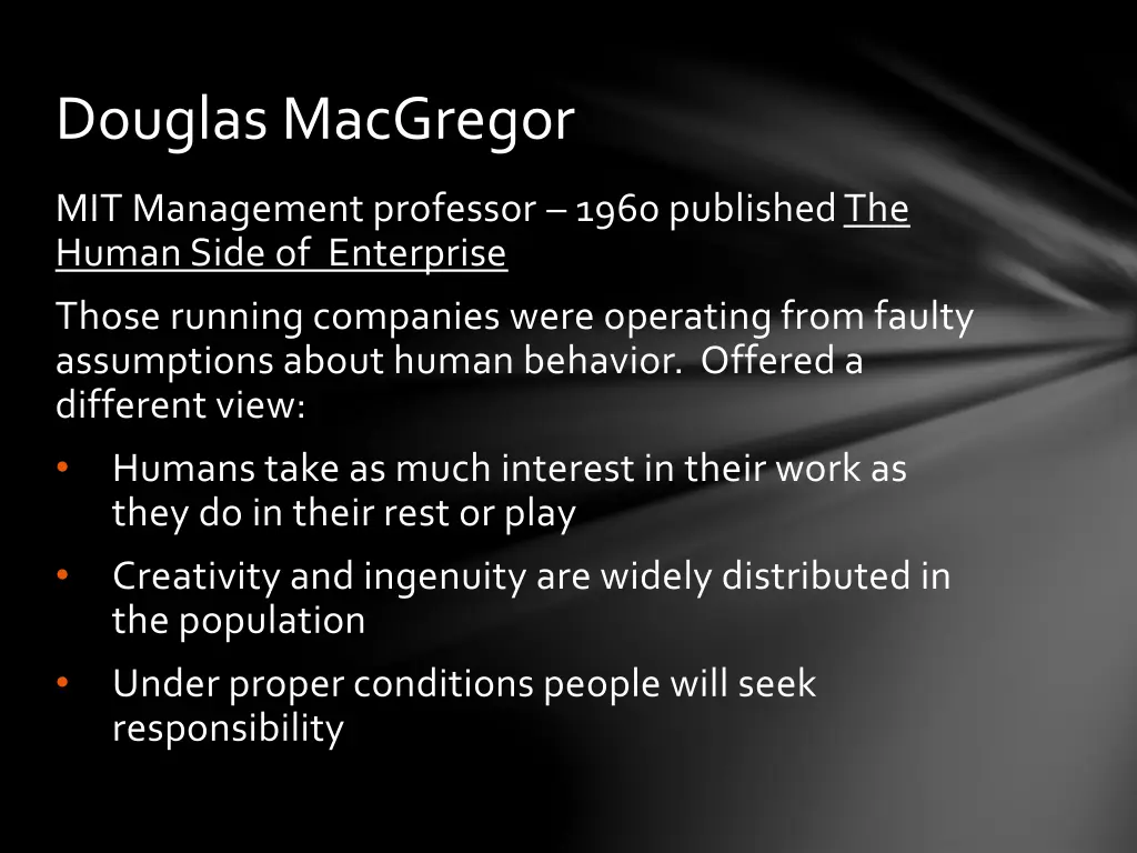 douglas macgregor