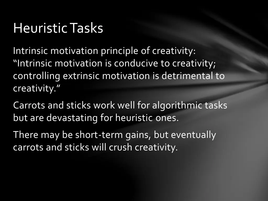 heuristic tasks