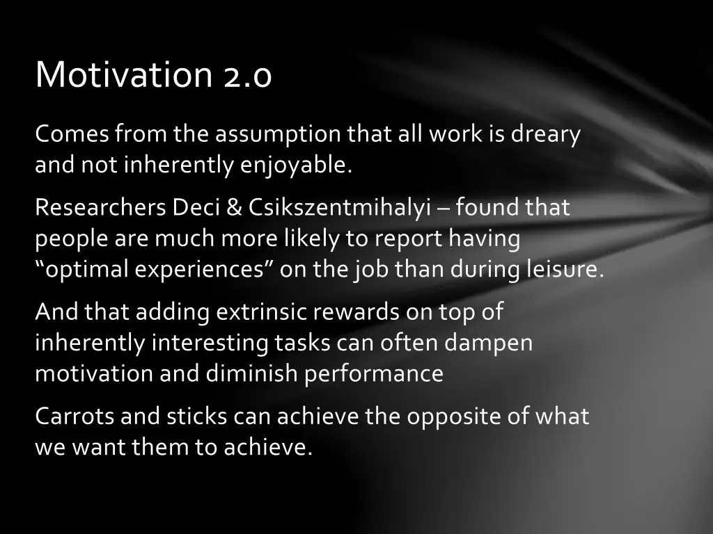 motivation 2 0