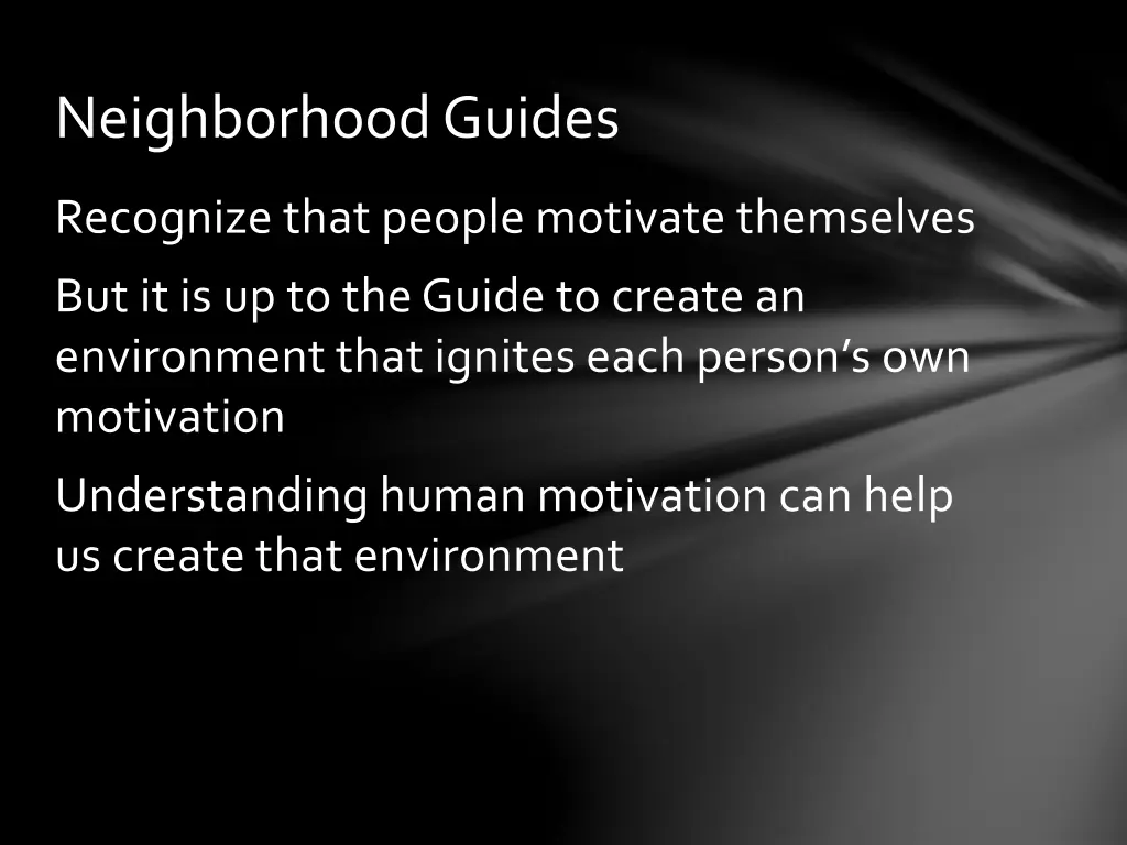 neighborhood guides