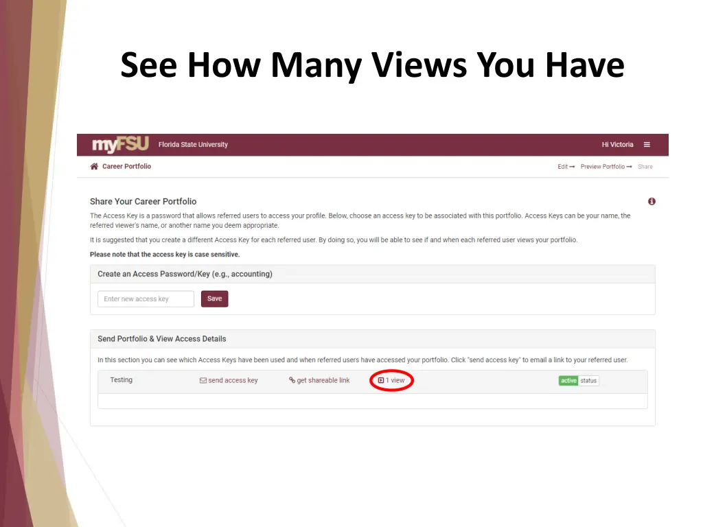 see how many views you have