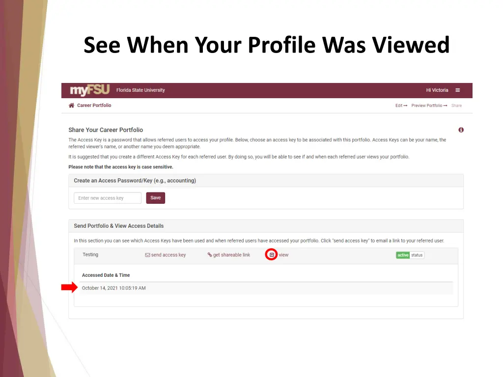see when your profile was viewed