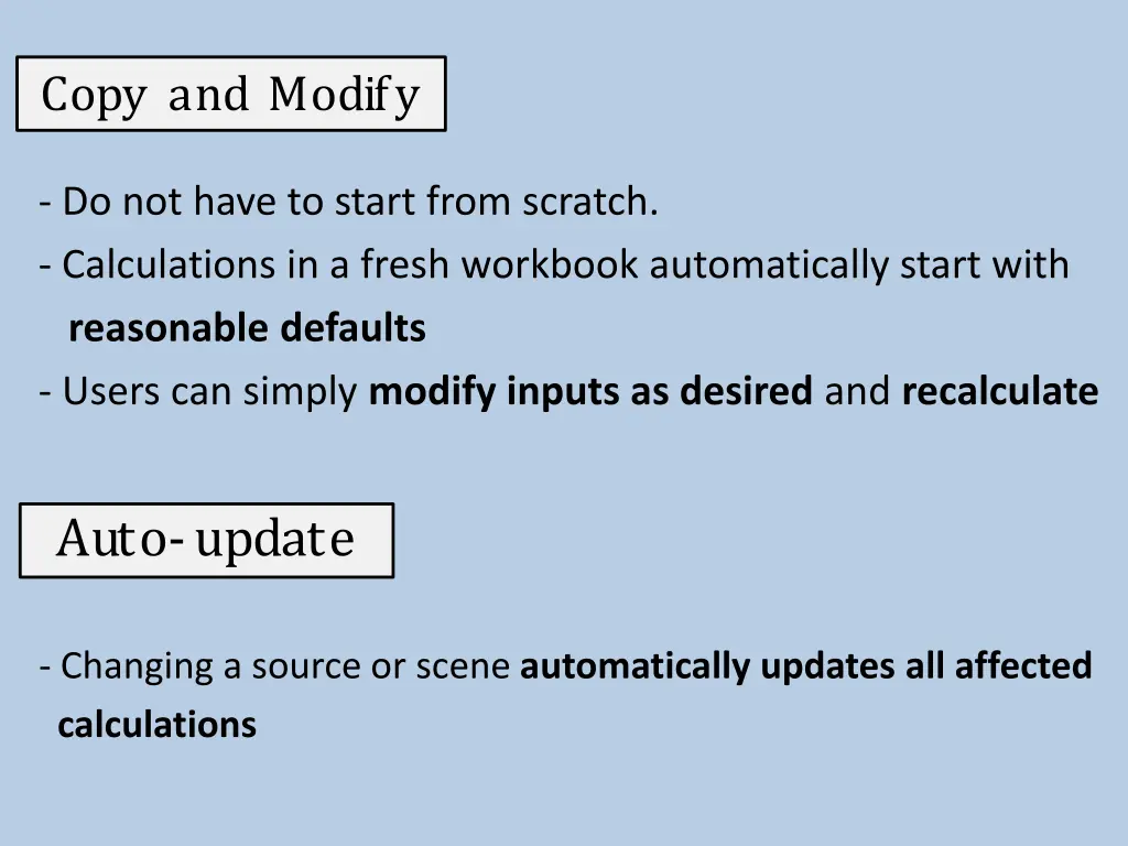 copy and modify