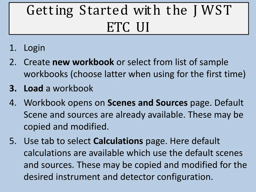 getting started with the j wst etc ui
