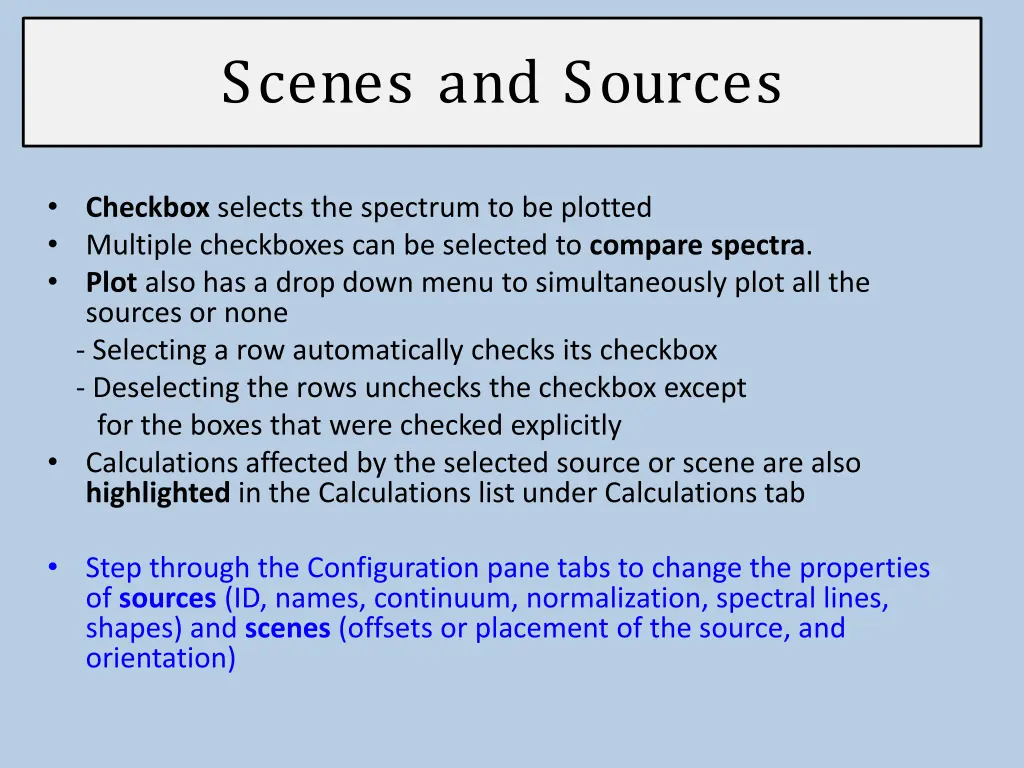 scenes and sources 1