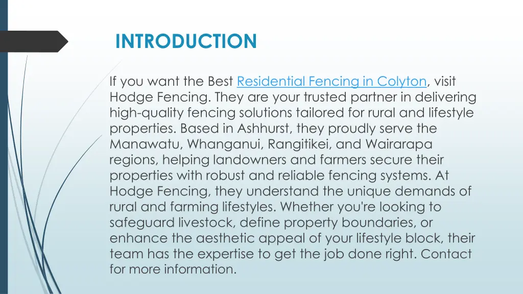 introduction