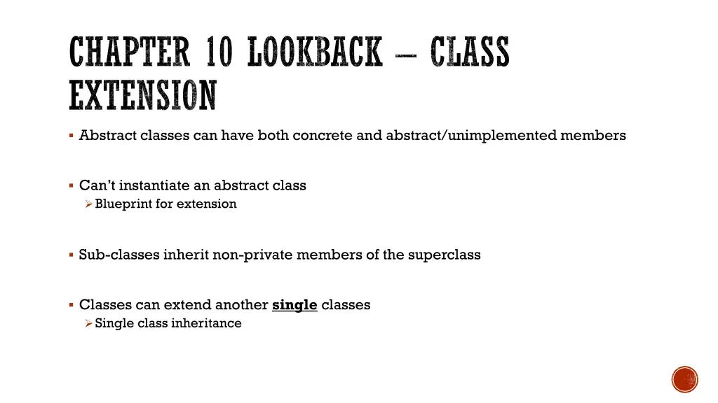 chapter 10 lookback class extension