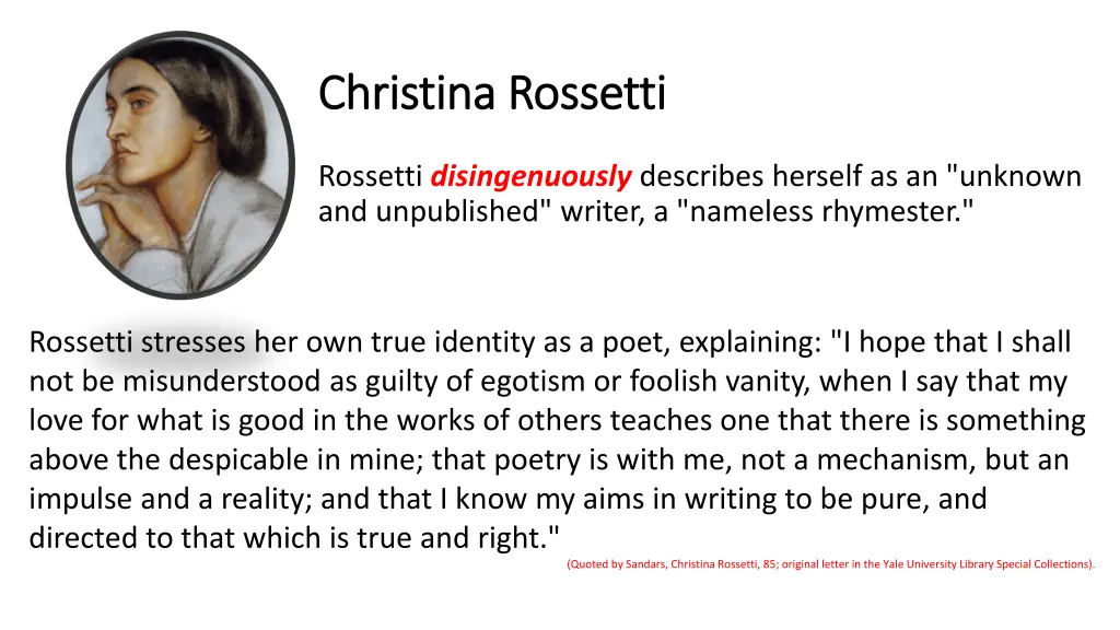 christina rossetti christina rossetti