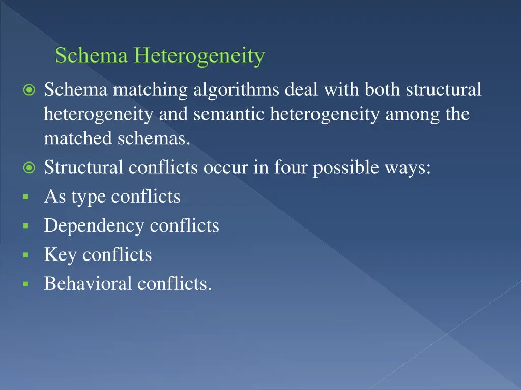 schema heterogeneity