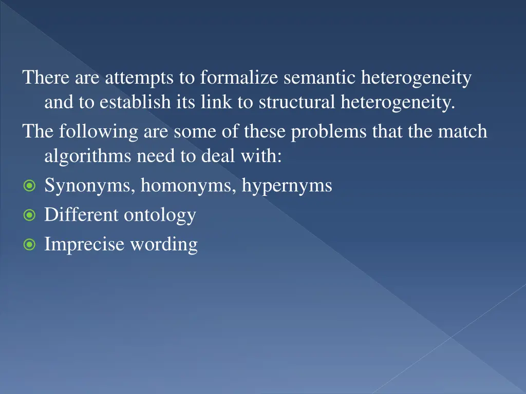 there are attempts to formalize semantic