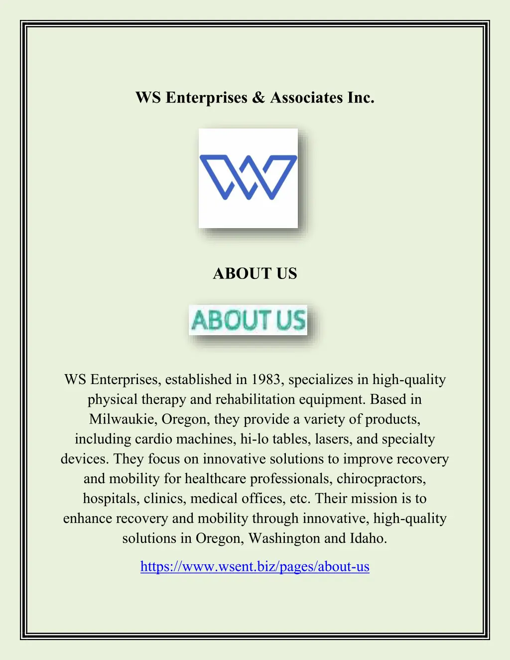 ws enterprises associates inc