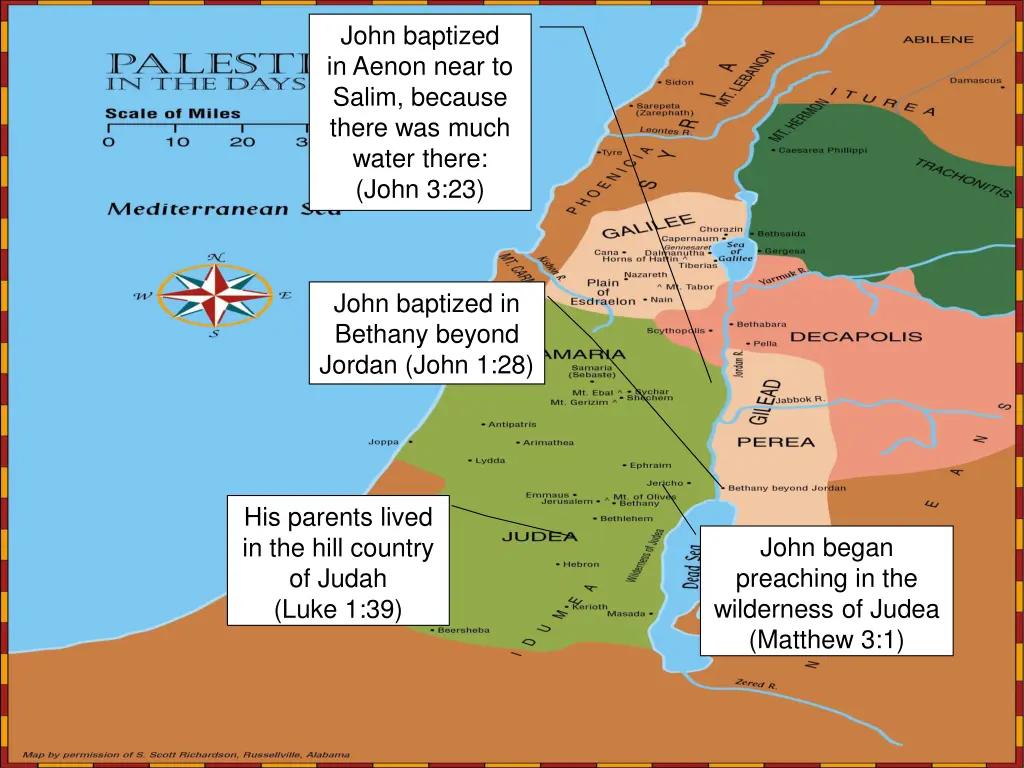 john baptized in aenon near to salim because