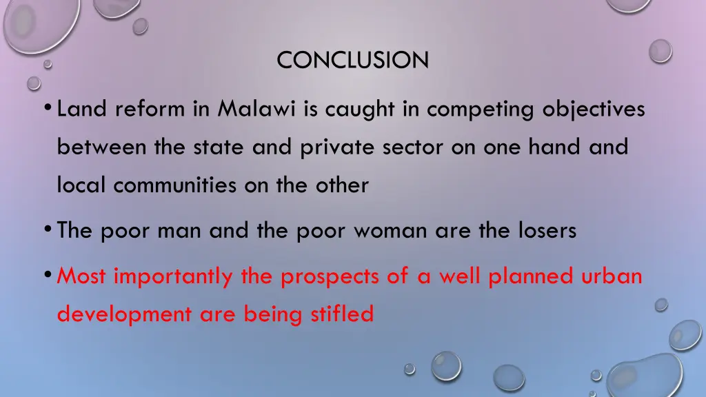 conclusion