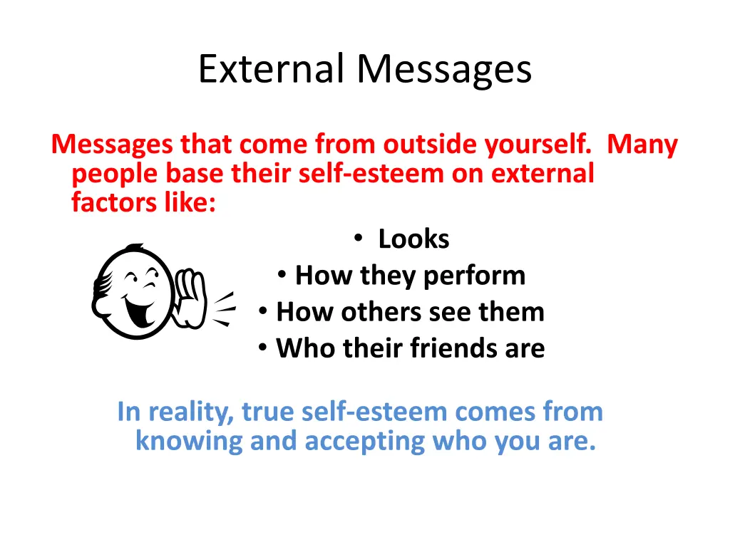 external messages