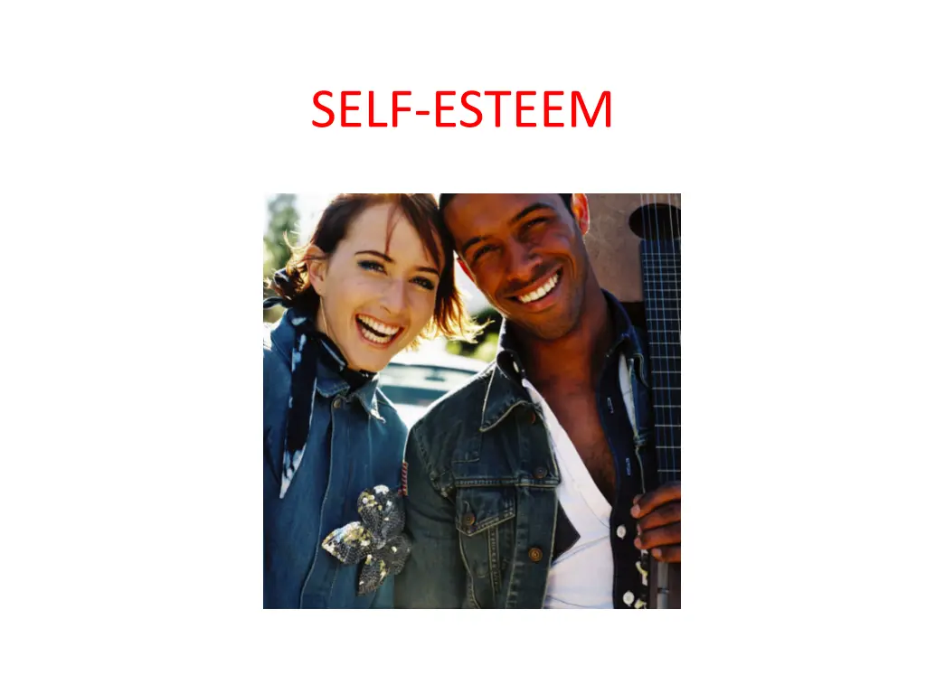 self esteem