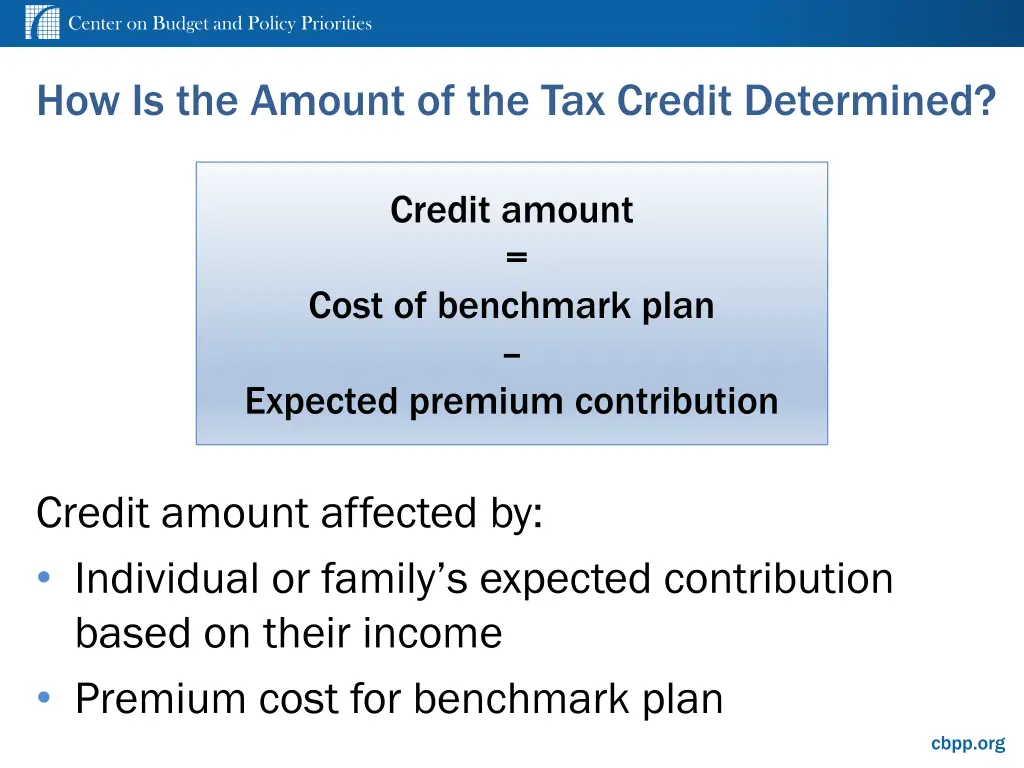 center on budget and policy priorities 7