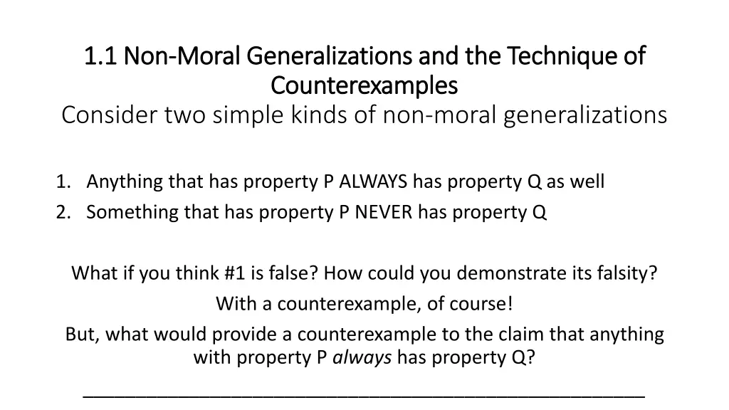1 1 non 1 1 non moral generalizations