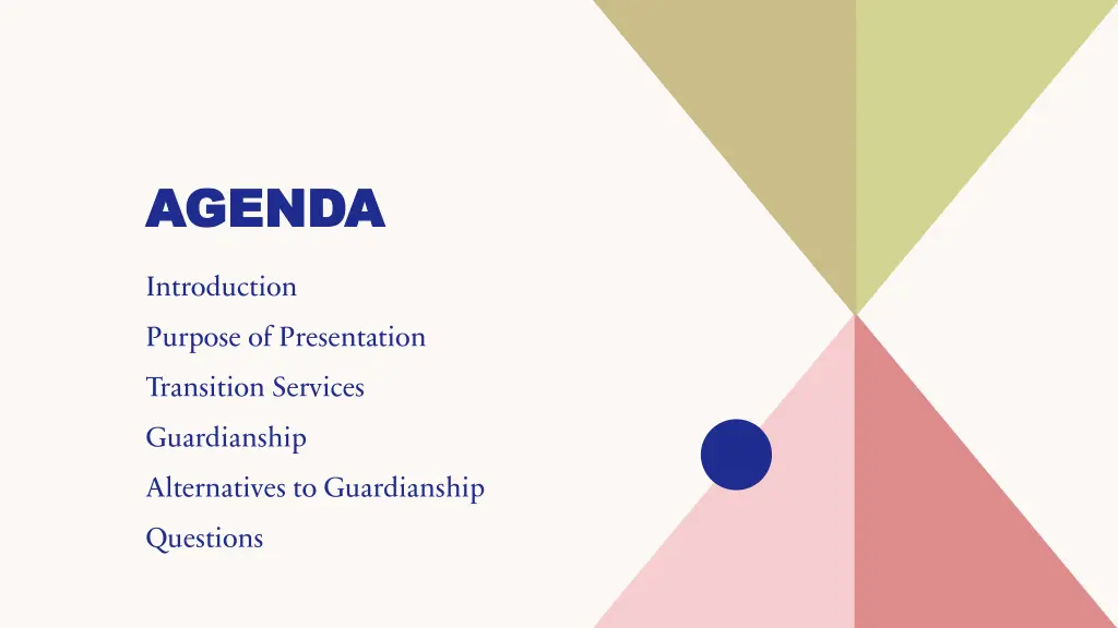 agenda agenda