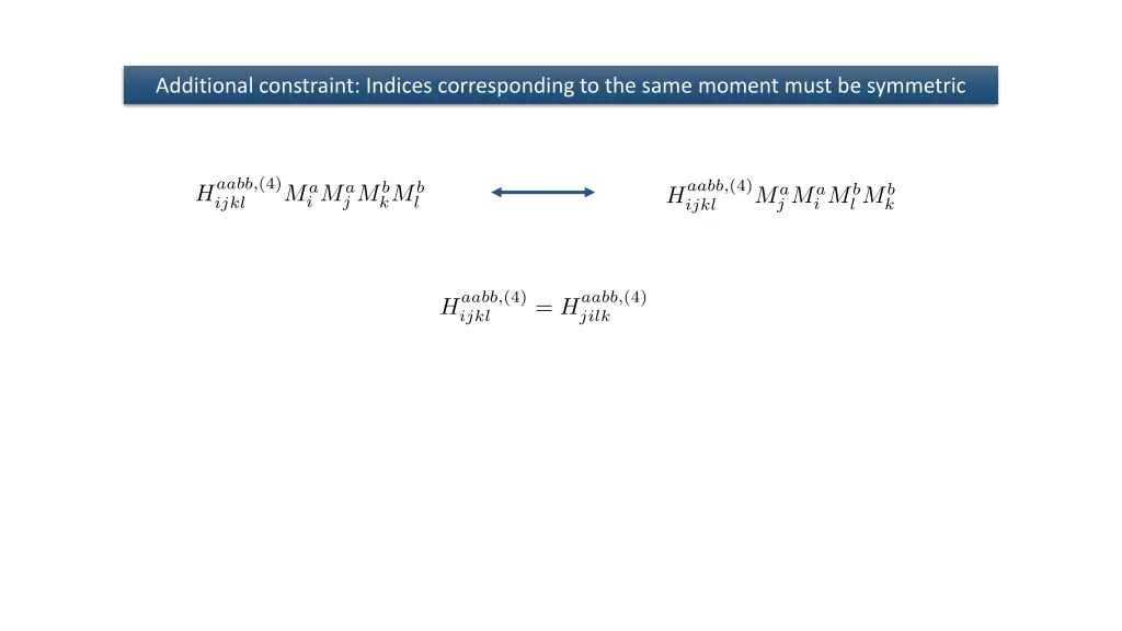 additional constraint indices corresponding