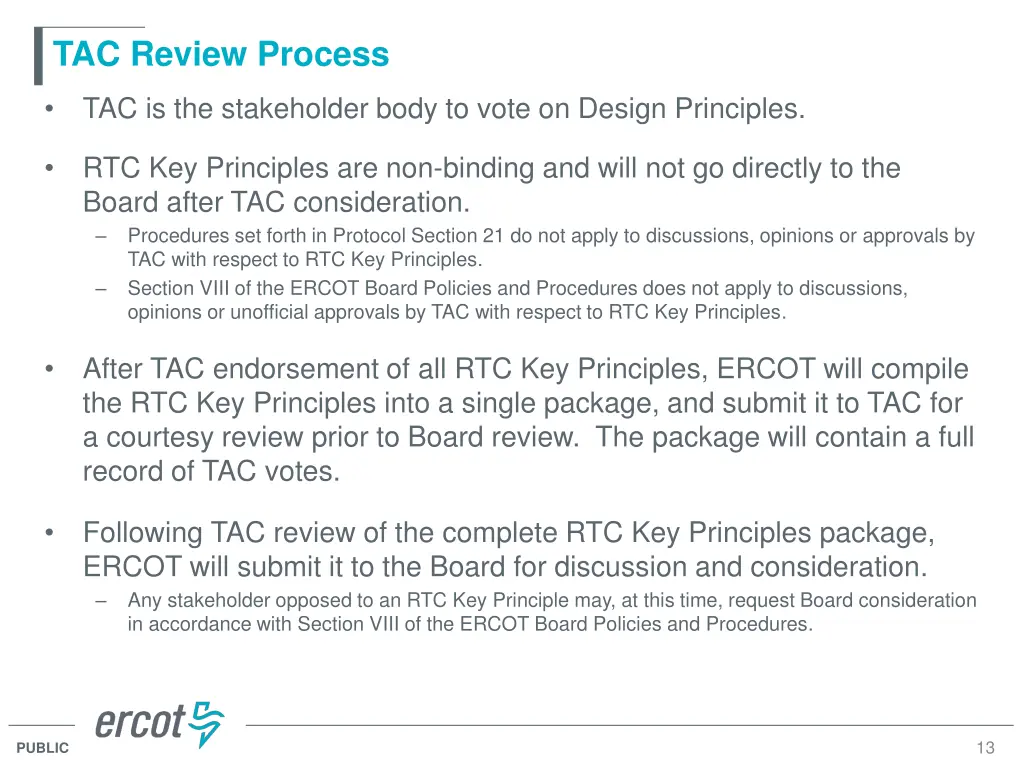 tac review process