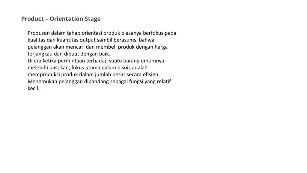 product orientation stage