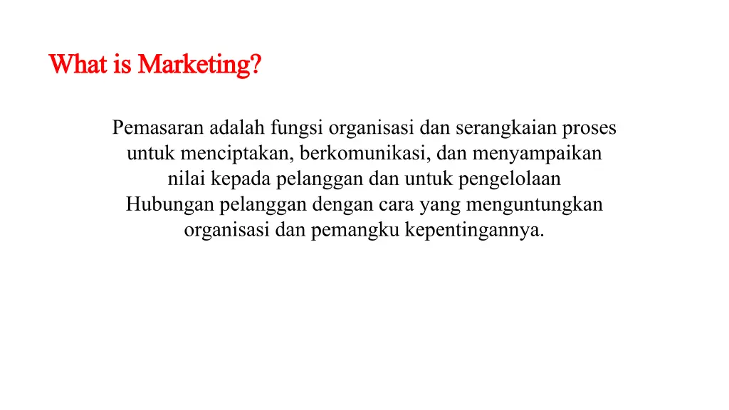 what is marketing what is marketing