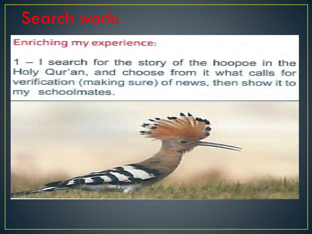 search work