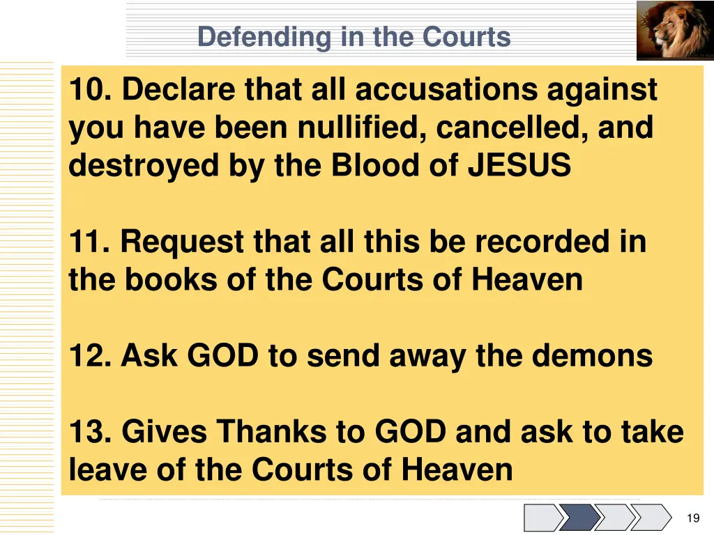 defending in the courts 3