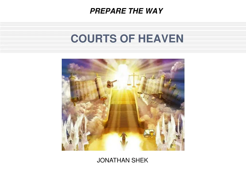 prepare the way