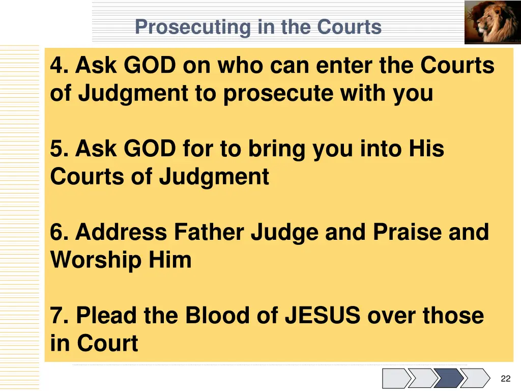 prosecuting in the courts 1