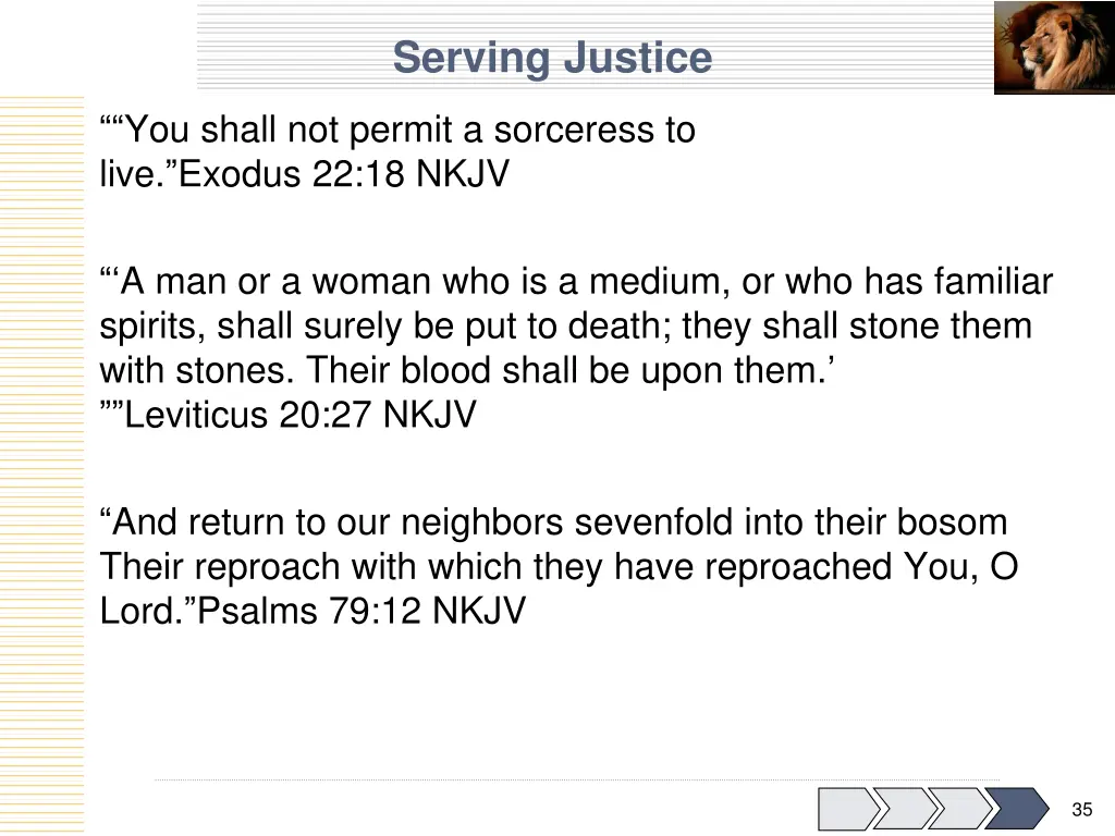 serving justice