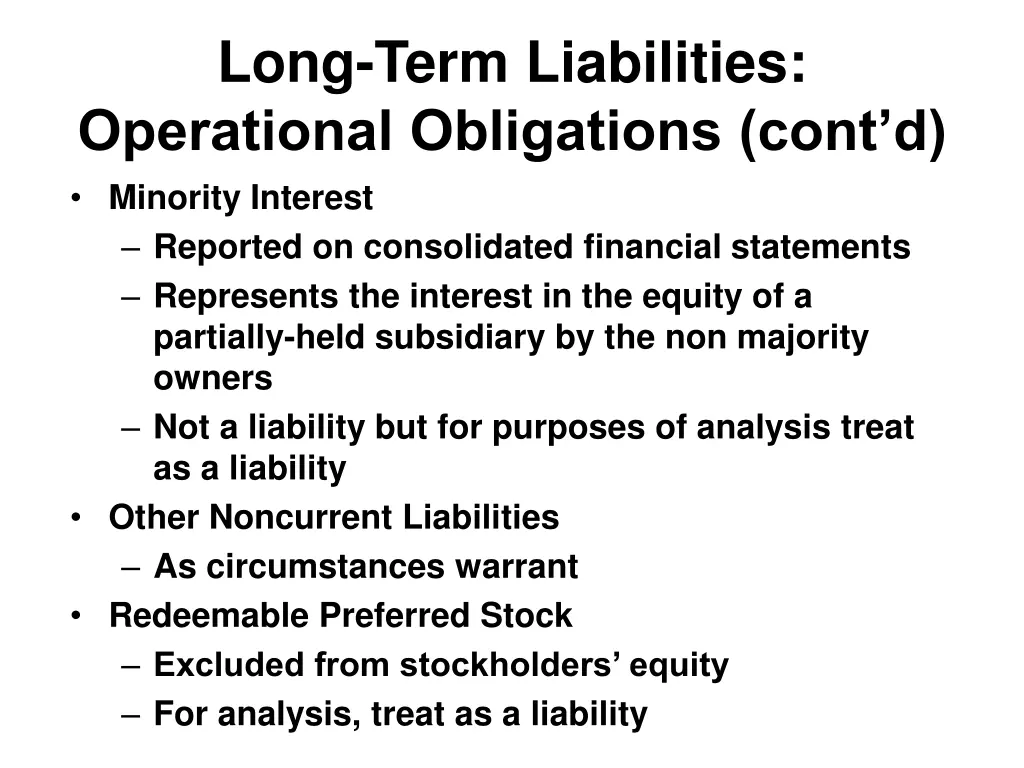 long term liabilities operational obligations 1