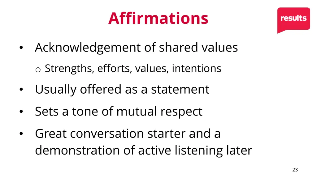 affirmations